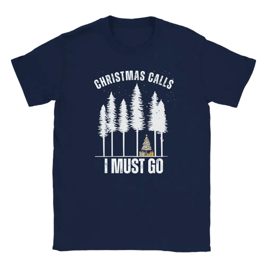 Christmas Calls - I Must Go - T-shirt - Rather Be In Finland