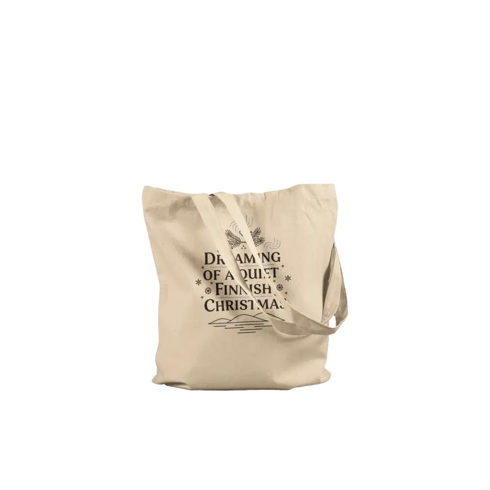 Dreaming of a Quiet Finnish Christmas - Premium Tote Bag - Rather Be In Finland