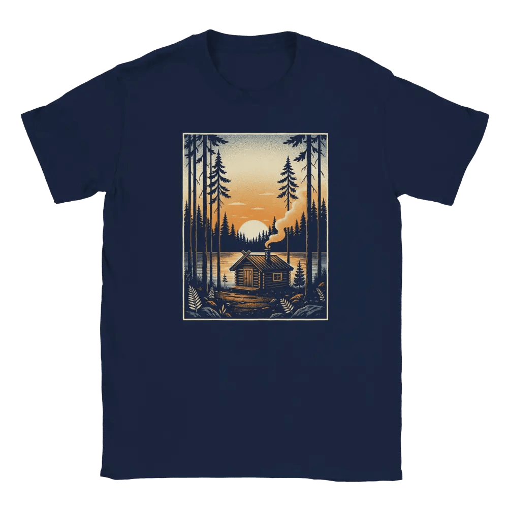 Finnish Lakeside Scenery - T-shirt - Rather Be In Finland