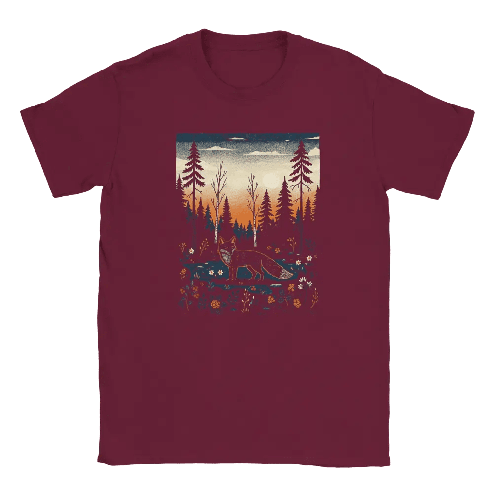 Finnish Midnight Fox - T-shirt - Rather Be In Finland