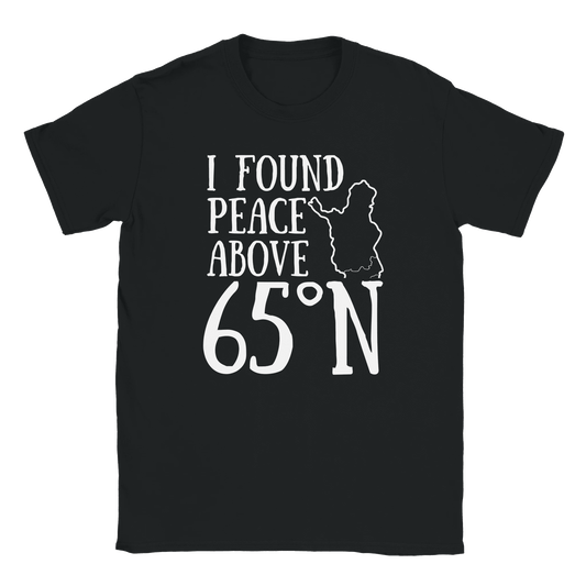 I Found Peace Above 65°N - T-shirt - Rather Be In Finland