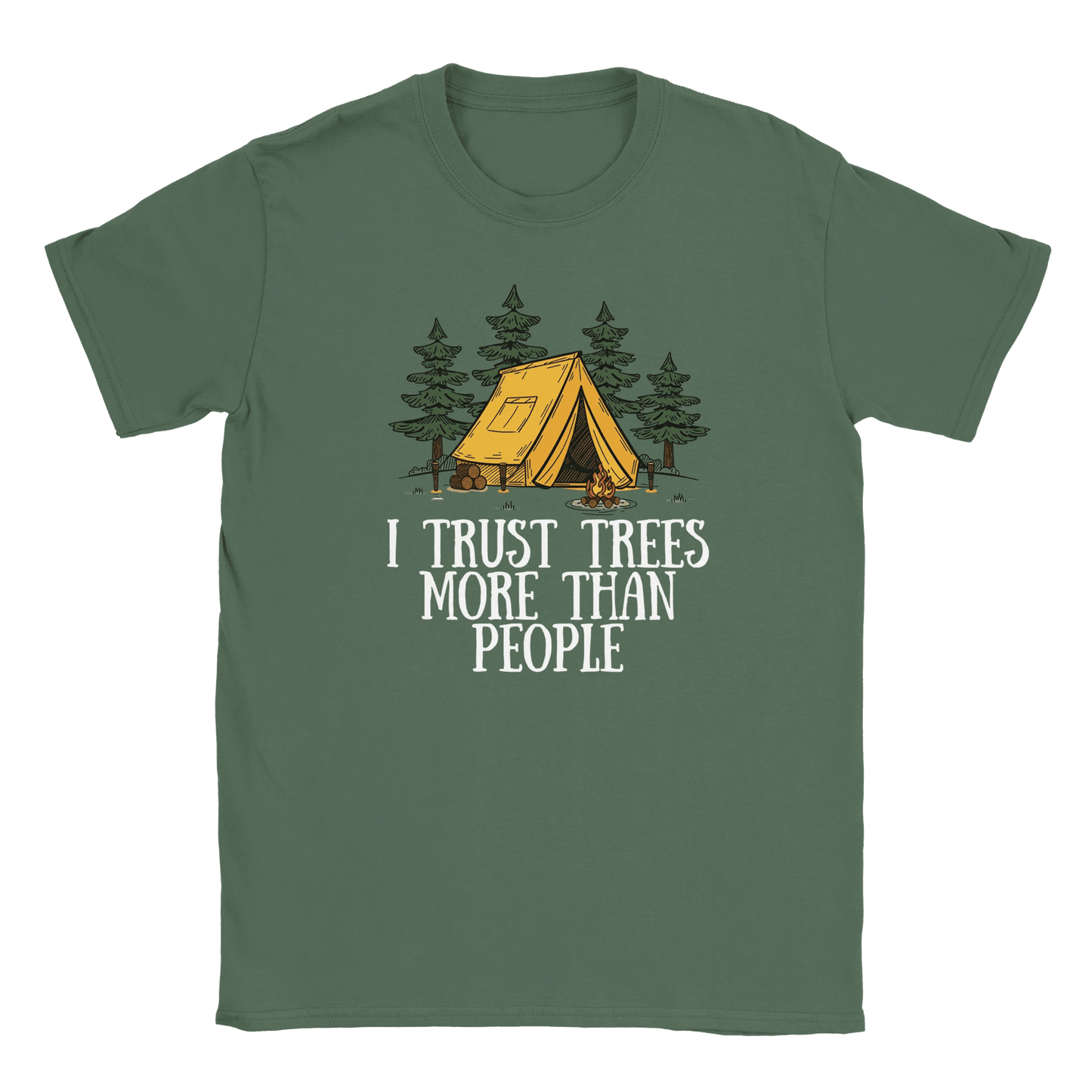 I Trust Trees More Than People - T-shirt - Rather Be In Finland