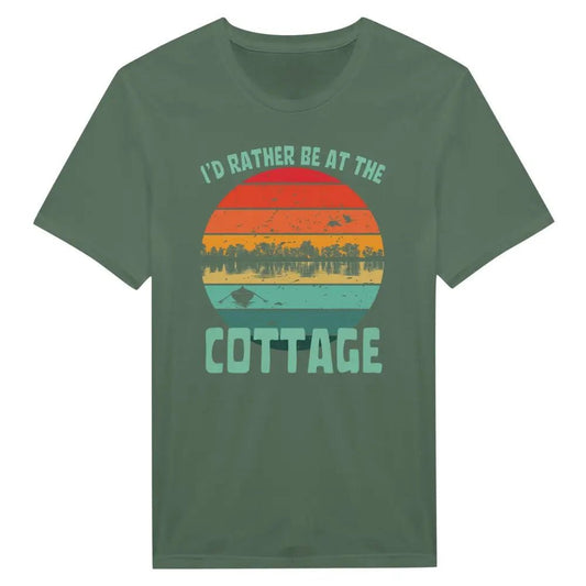 I'd Rather Be At The Cottage 2 - T-Shirt - Rather Be In Finland