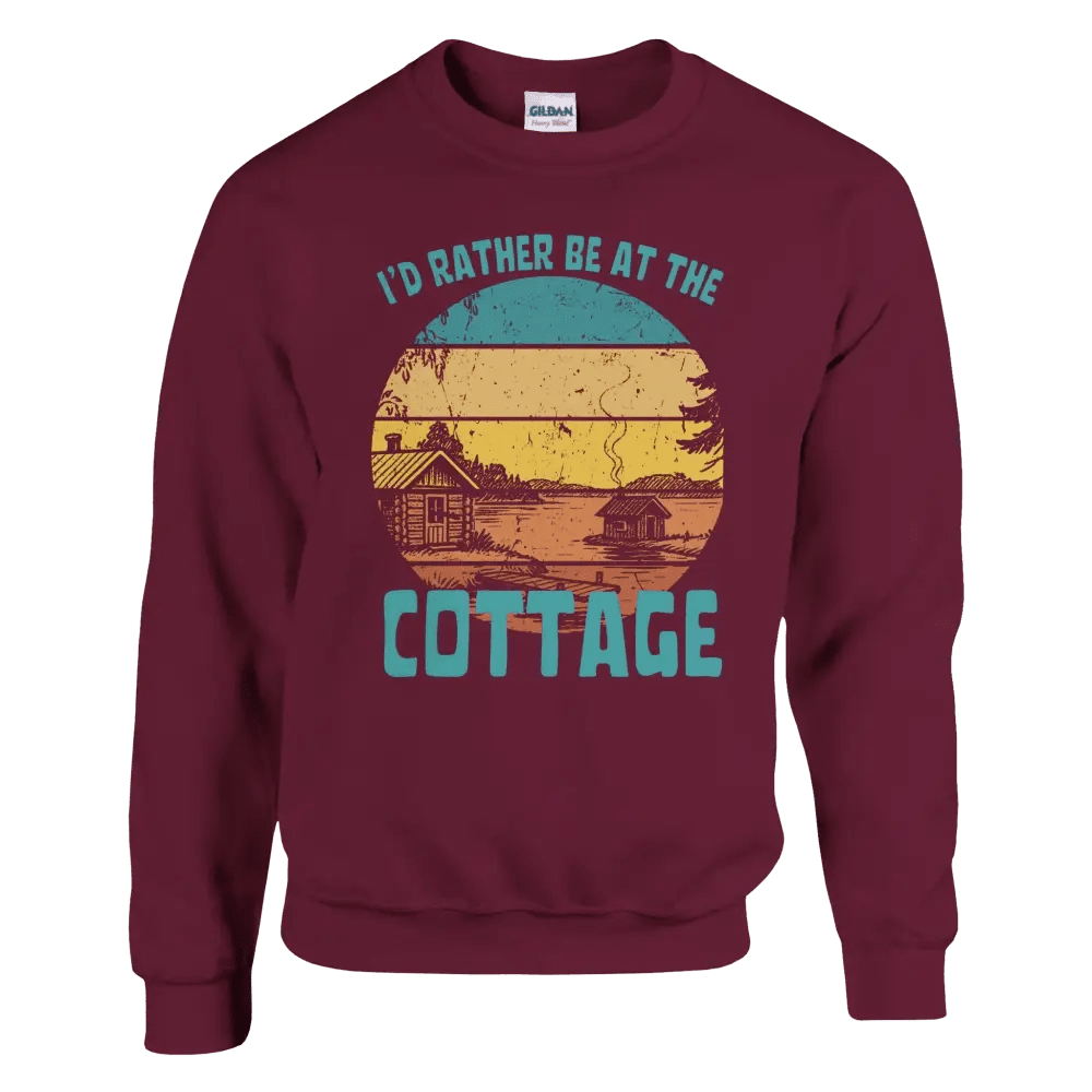 I'd Rather Be At The Cottage 4 - Sweatshirt - Rather Be In Finland