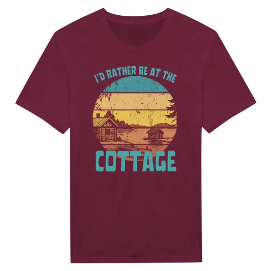 I'd Rather Be At The Cottage 4 - T-shirt - Rather Be In Finland