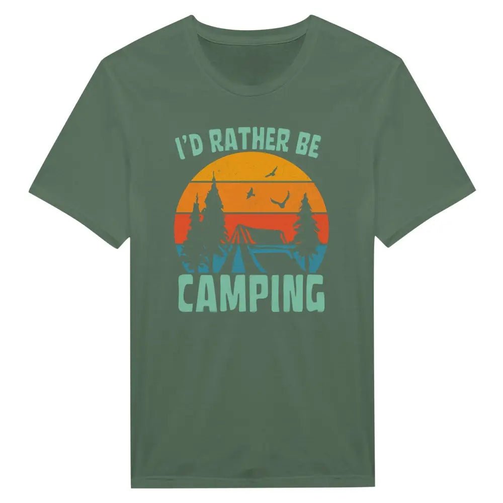 I'd Rather Be Camping - T-Shirt - Rather Be In Finland