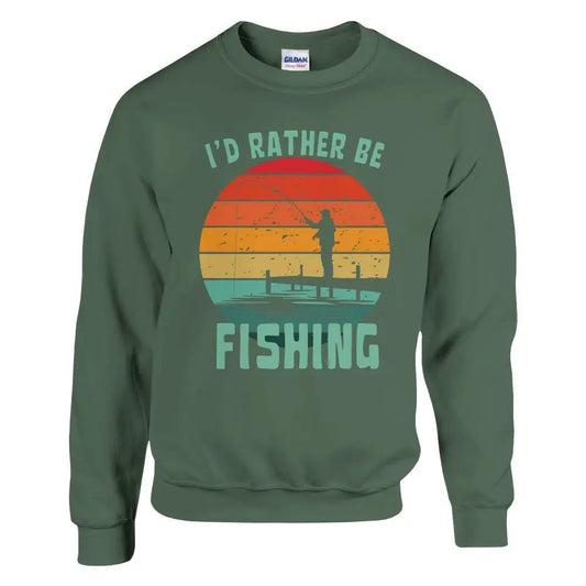 I'd Rather Be Fishing - Sweatshirt - Rather Be In Finland