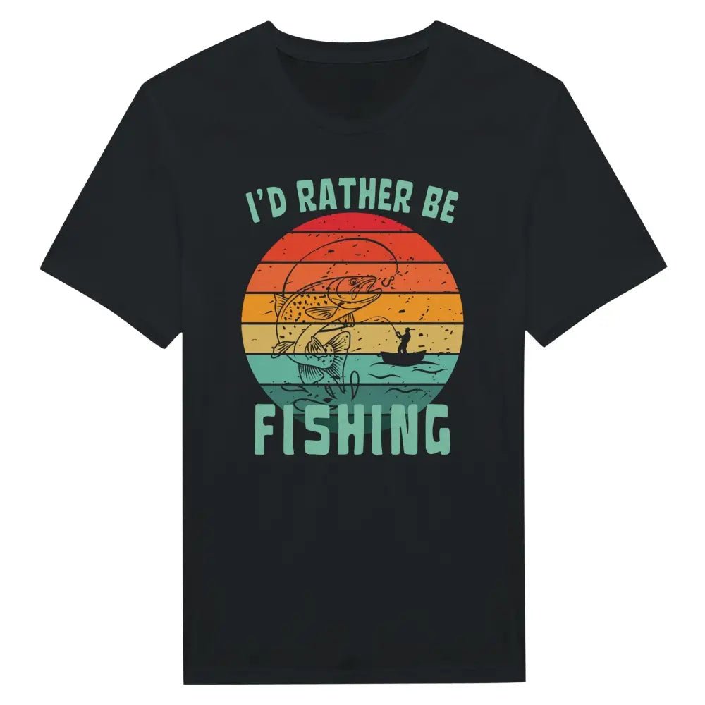 I'd Rather Be Fishing - T-Shirt - Rather Be In Finland