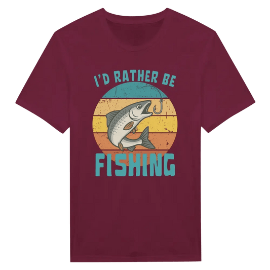 I'd Rather Be Fishing Whitefish - T-shirt - Rather Be In Finland