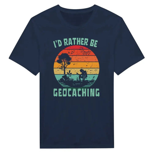 I'd Rather Be Geocaching - T-Shirt - Rather Be In Finland