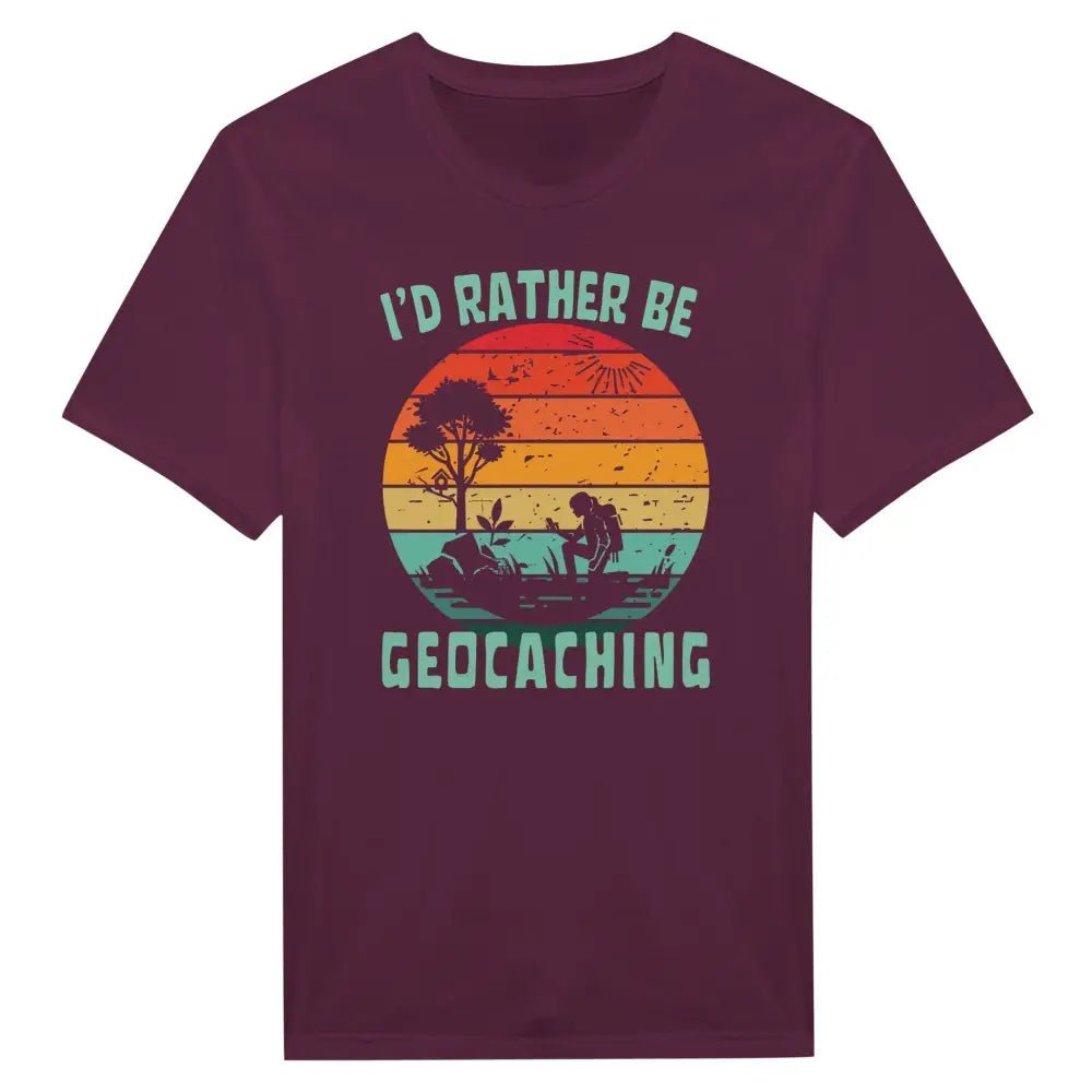 I'd Rather Be Geocaching - T-Shirt - Rather Be In Finland