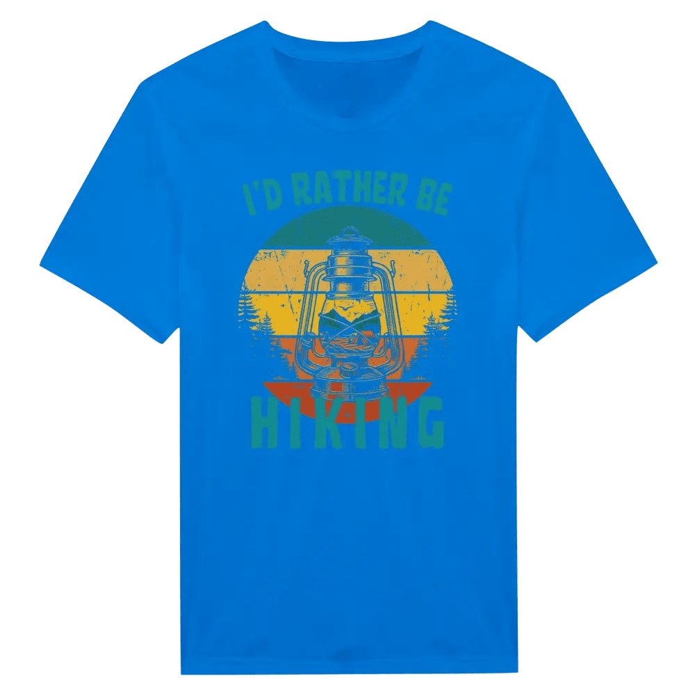 I'd Rather Be Hiking 3 - T-Shirt - Rather Be In Finland
