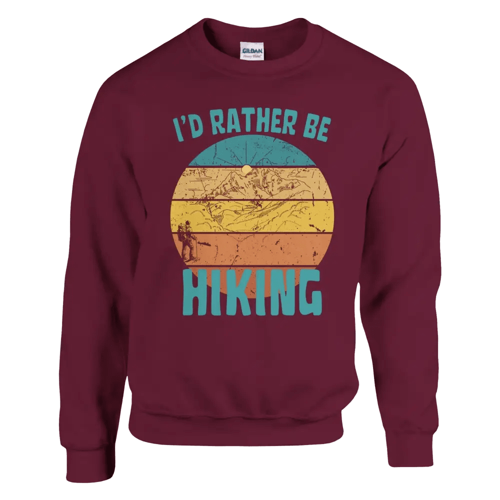 I'd Rather Be Hiking 4 - Sweatshirt - Rather Be In Finland