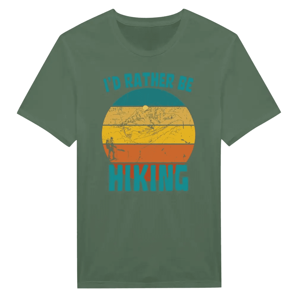 I'd Rather Be Hiking 4 - T-shirt - Rather Be In Finland