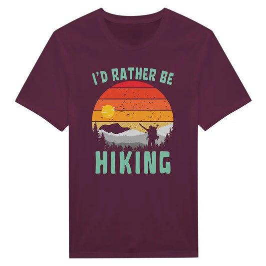 I'd Rather Be Hiking - T-Shirt - Rather Be In Finland