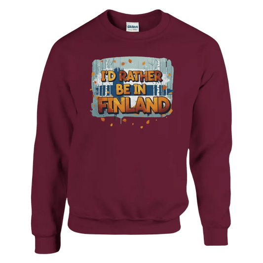 I'd Rather Be In Finland Autumn - Sweatshirt - Rather Be In Finland