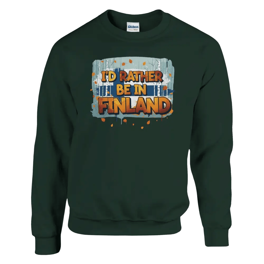 I'd Rather Be In Finland Autumn - Sweatshirt - Rather Be In Finland
