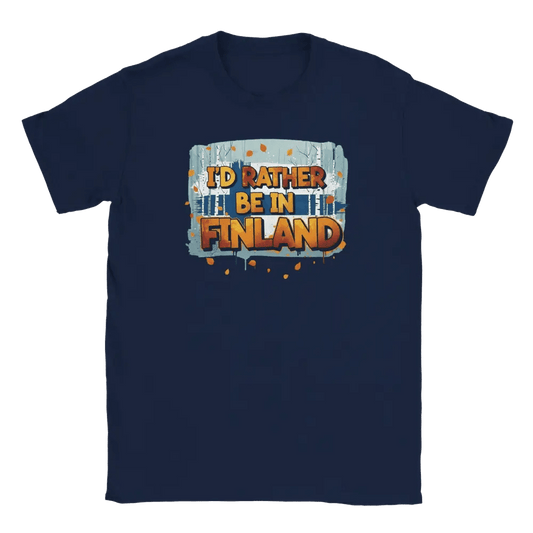 I'd Rather Be In Finland Autumn - T-shirt - Rather Be In Finland