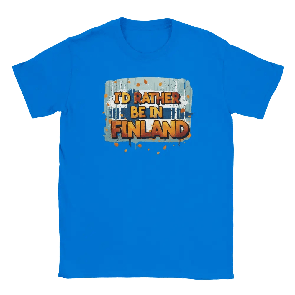 I'd Rather Be In Finland Autumn - T-shirt - Rather Be In Finland