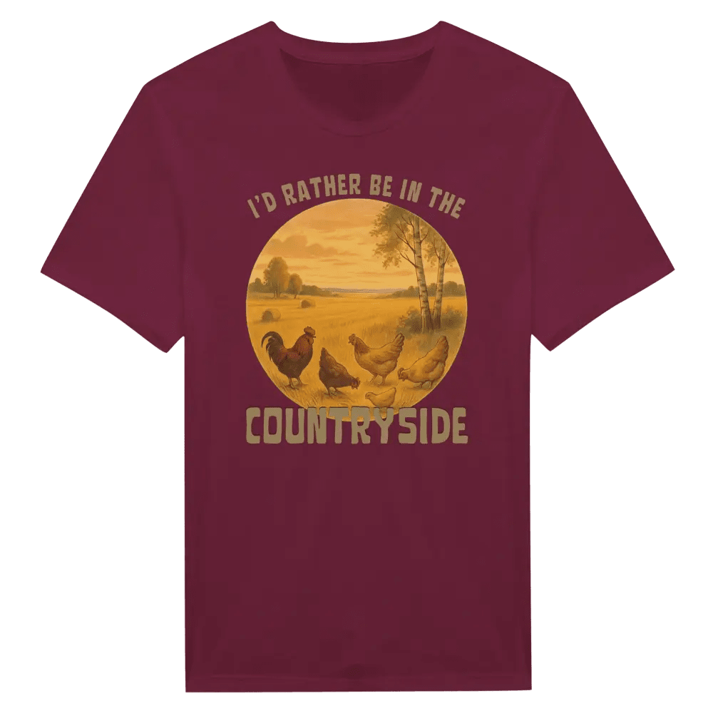 I'd Rather Be In The Countryside 2 - T-shirt - Rather Be In Finland