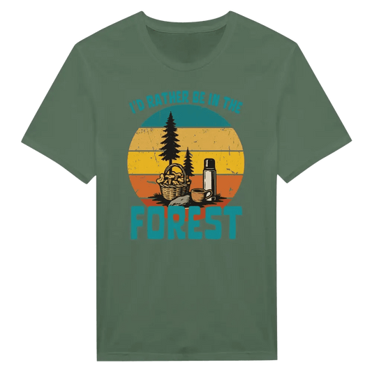 I'd Rather Be In The Forest, Mushrooms - T-shirt - Rather Be In Finland