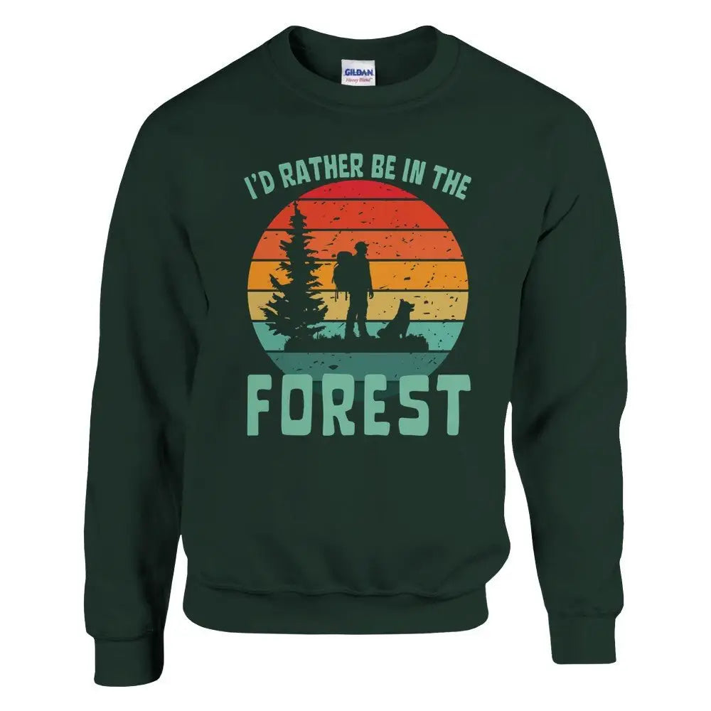 I'd Rather Be In The Forest With A Dog - Sweatsihrt - Rather Be In Finland