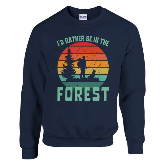 I'd Rather Be In The Forest With A Dog - Sweatsihrt - Rather Be In Finland