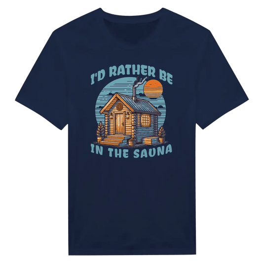 I'd Rather Be In The Sauna - T-shirt - Rather Be In Finland