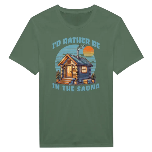 I'd Rather Be In The Sauna - T-shirt - Rather Be In Finland