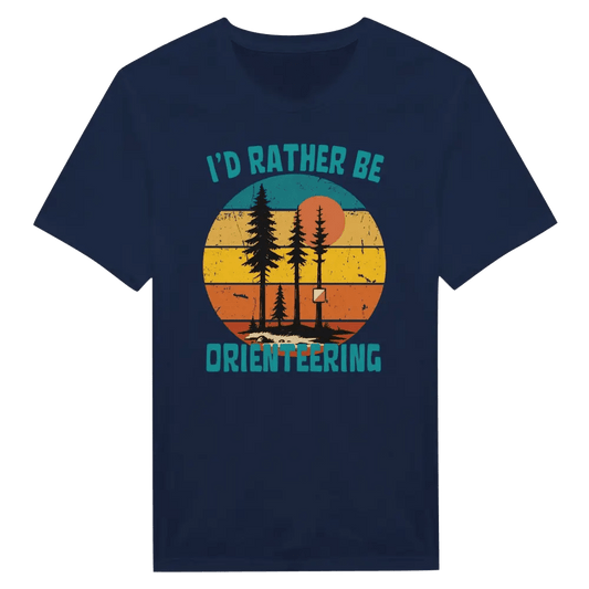 I'd Rather Be Orienteering - T-shirt - Rather Be In Finland