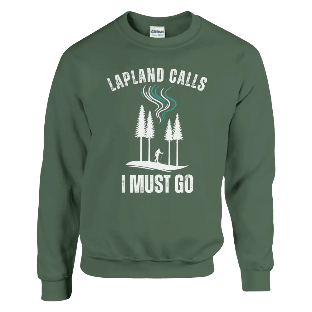 Lapland Calls - I Must Go - Skier Edition - Sweatshirt - Rather Be In Finland