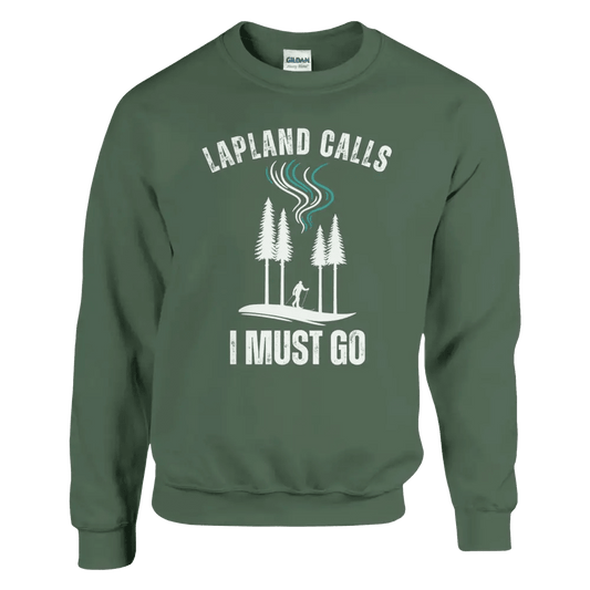 Lapland Calls - I Must Go - Skier Edition - Sweatshirt - Rather Be In Finland