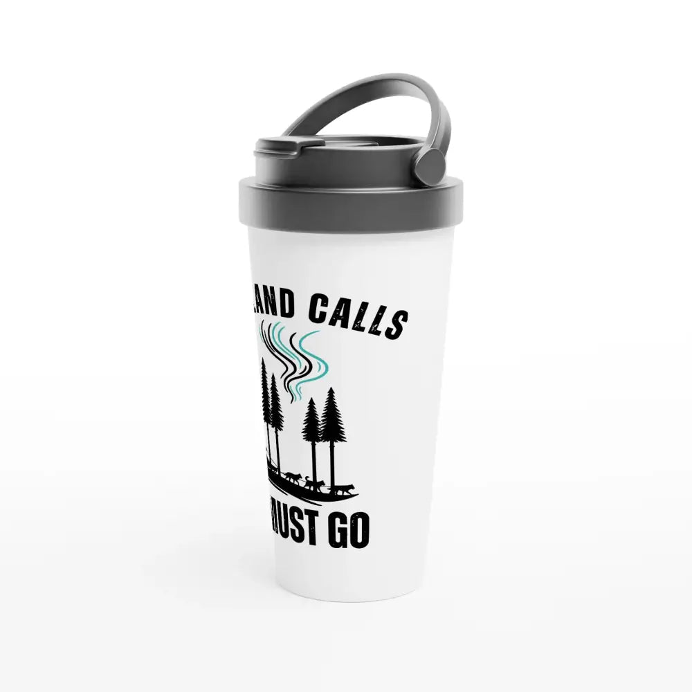 Lapland Calls - Sled Edition - Stainless Steel Travel Mug - Rather Be In Finland