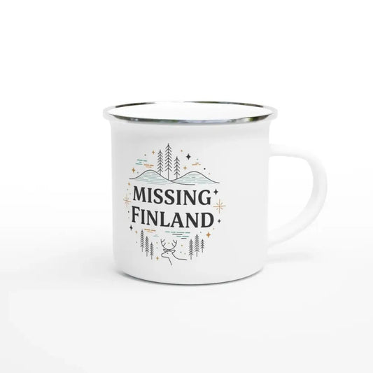 Missing Finland - Enamel Mug - Rather Be In Finland