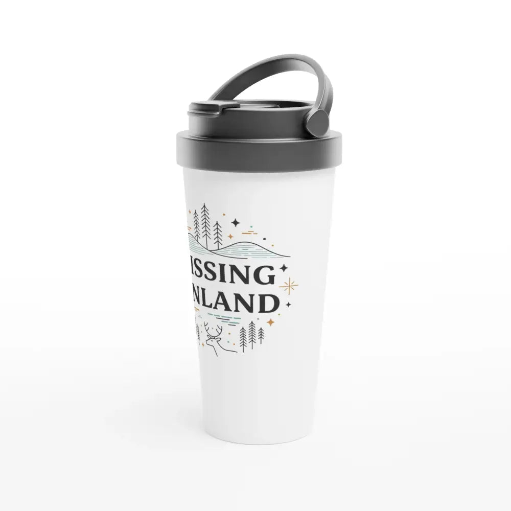 Missing Finland - Stainless Steel Travel Mug - Rather Be In Finland