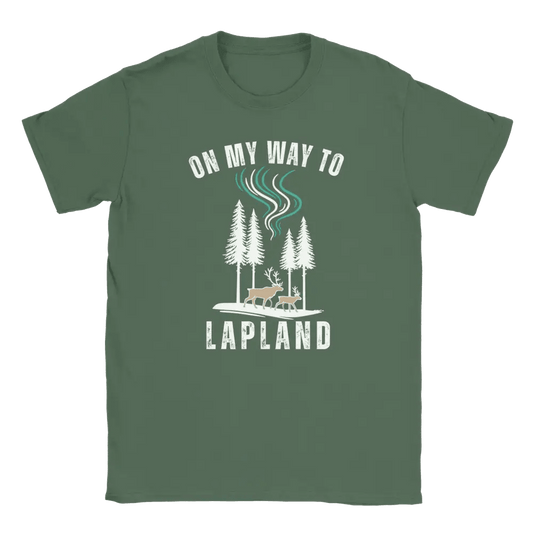 On My Way to Lapland – Finland T-Shirt - Rather Be In Finland
