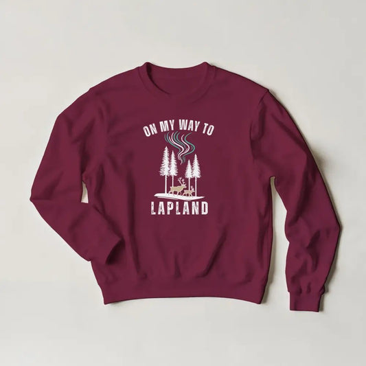 On My Way to Lapland – Unisex Sweatshirt - Rather Be In Finland