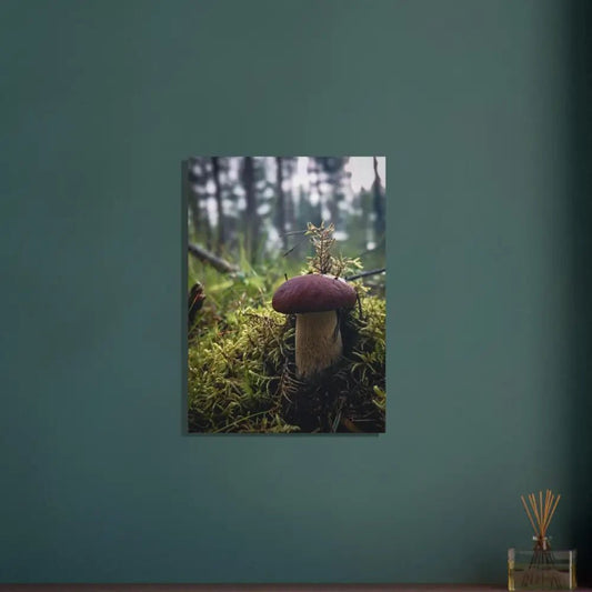 Perfect porcini mushroom in a Finnish forest - Poster - Rather Be In Finland