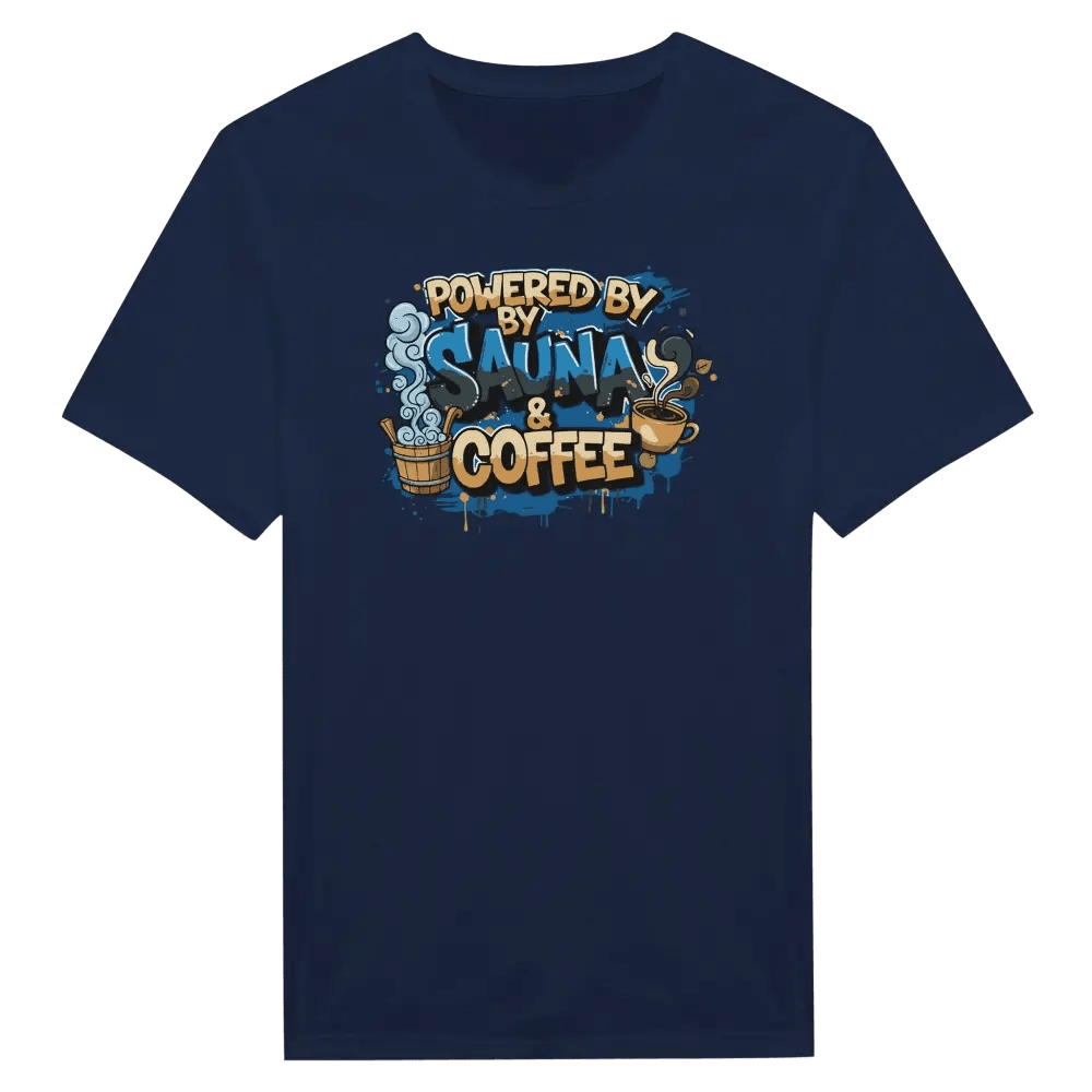 Powered By Sauna & Coffee - T-shirt - Rather Be In Finland