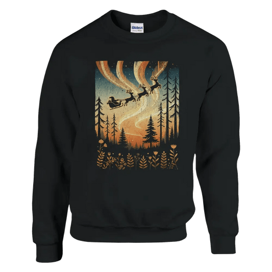 Santa & Northern Lights Finland - Sweatshirt - Rather Be In Finland