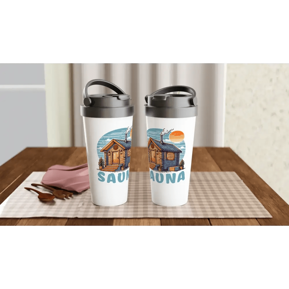 Sauna - Finnish Travel Mug - Rather Be In Finland