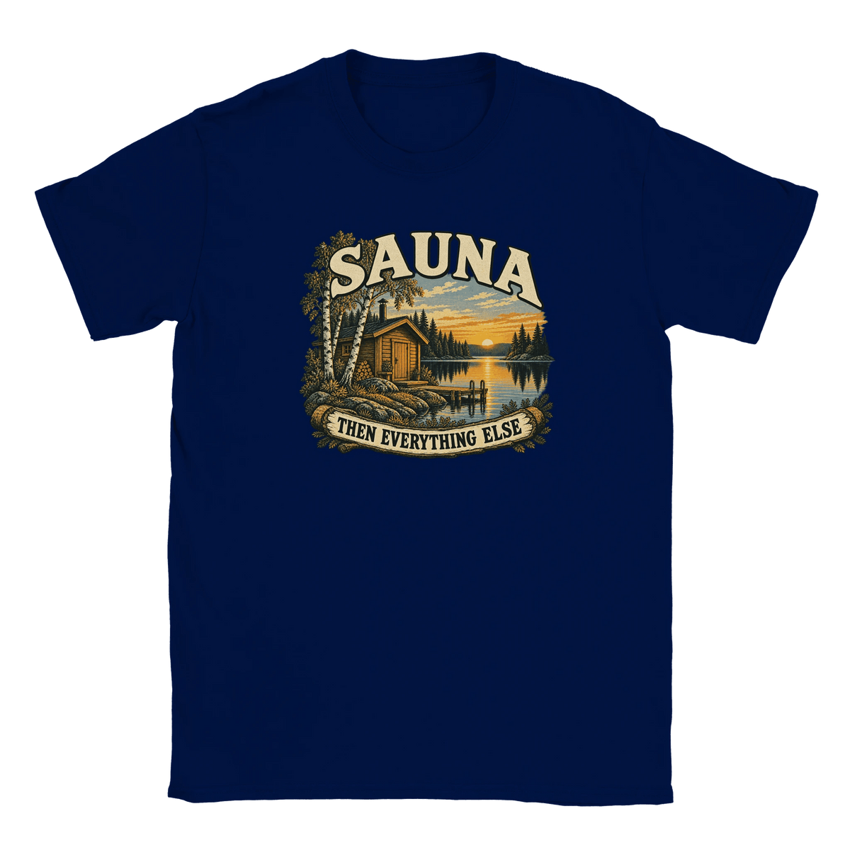 Sauna - Then Everything Else - T-shirt - Rather Be In Finland