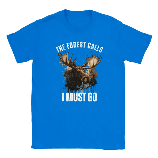 The Forest Calls – Moose Edition - T-shirt - Rather Be In Finland