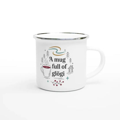 A Mug Full of Glögi - Enamel Mug - Rather Be In Finland