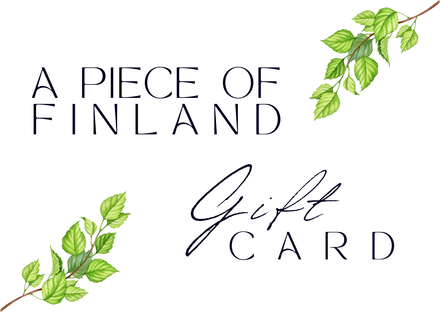 A Piece of Finland – Gift Card - Rather Be In Finland