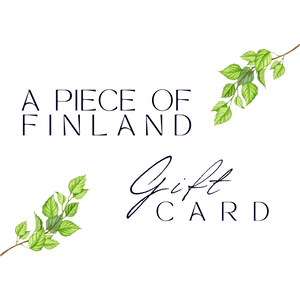 Rather Be in Finland -lahjakortti ”A Piece of Finland”.