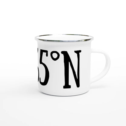 Above 65°N - Enamel Mug - Rather Be In Finland