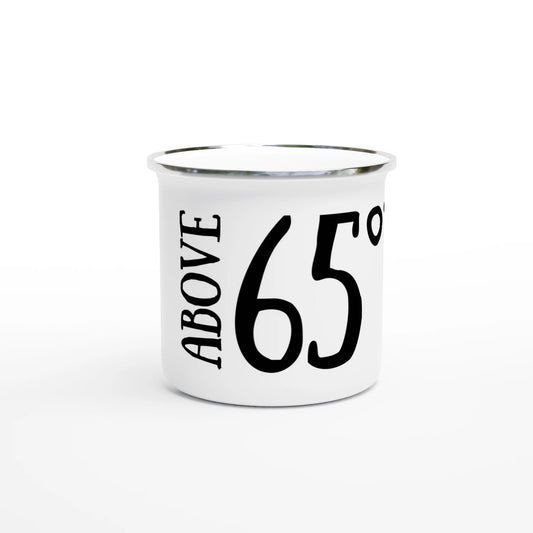 Above 65°N - Enamel Mug - Rather Be In Finland