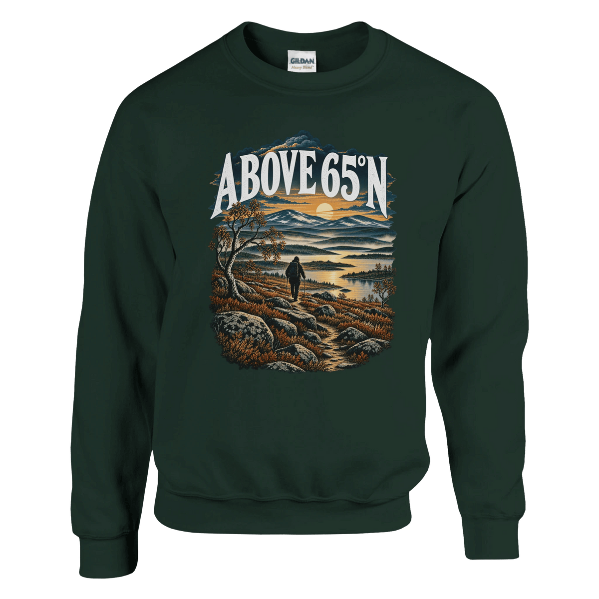 Above 65°N Finnish Hiking - Sweatshirt - Rather Be In Finland