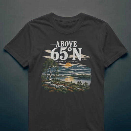 Above 65°N Finnish Lapland - T-shirt - Rather Be In Finland